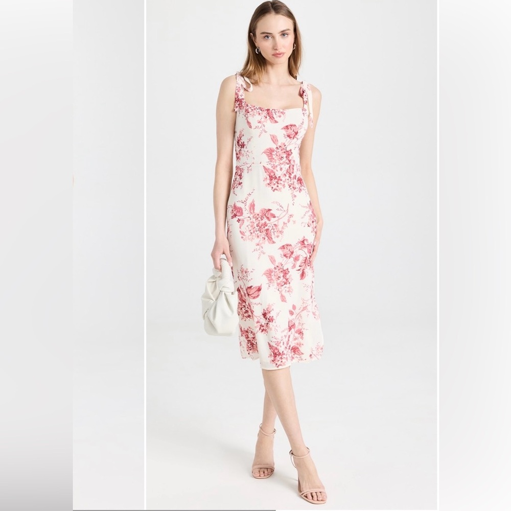 Reformation Besse midi dress in color Paris/ size 0